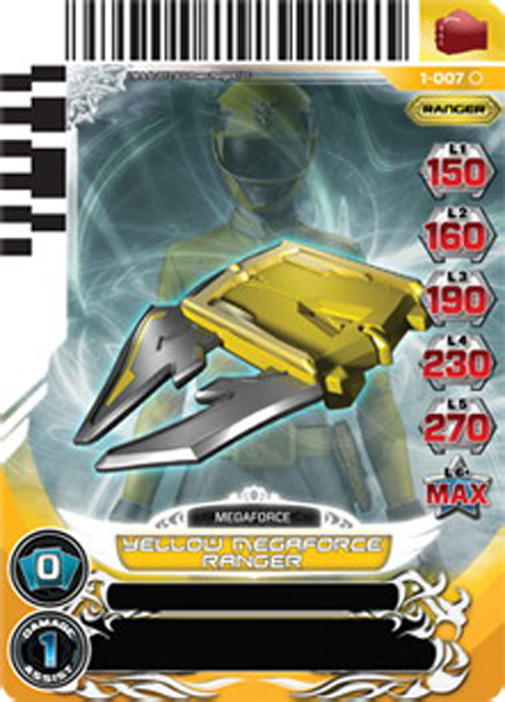 Yellow Megaforce Ranger 007
